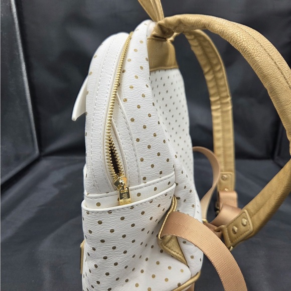 Loungefly Disneyland Small World White and Gold Backpack - Picture 2 of 13